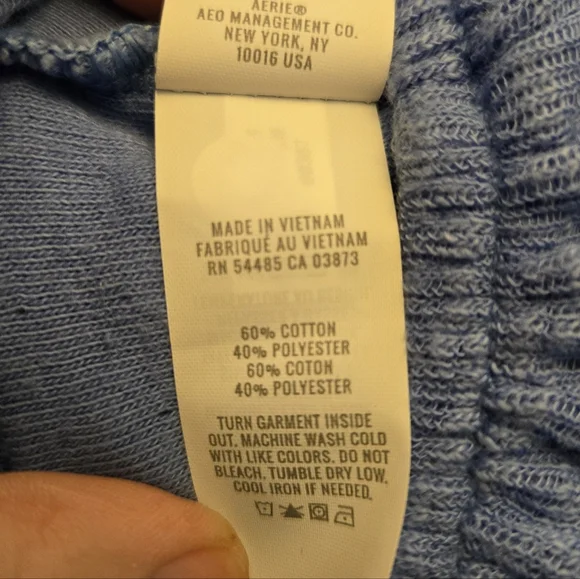 Aerie Blue Small Sweatshirt With Tags - Picture 8 of 8